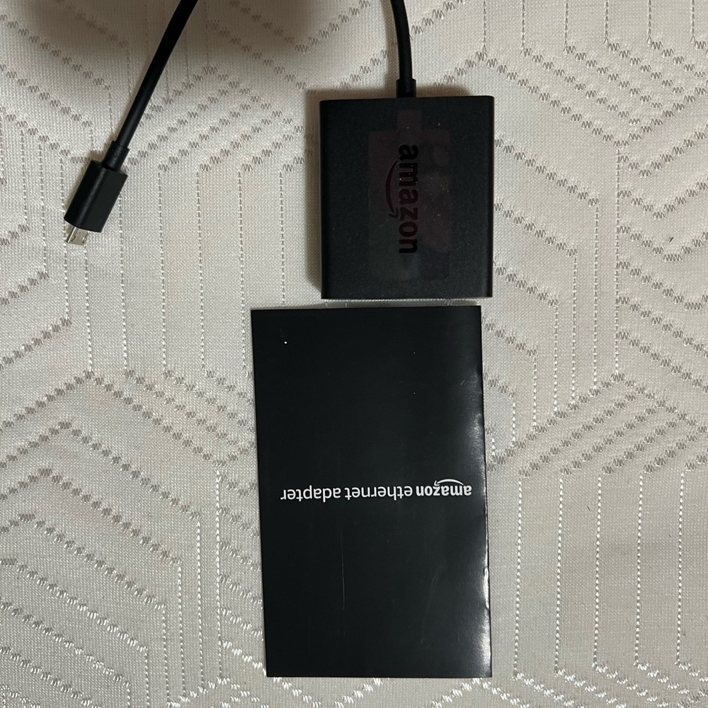Amazon Black Ethernet Adapter
